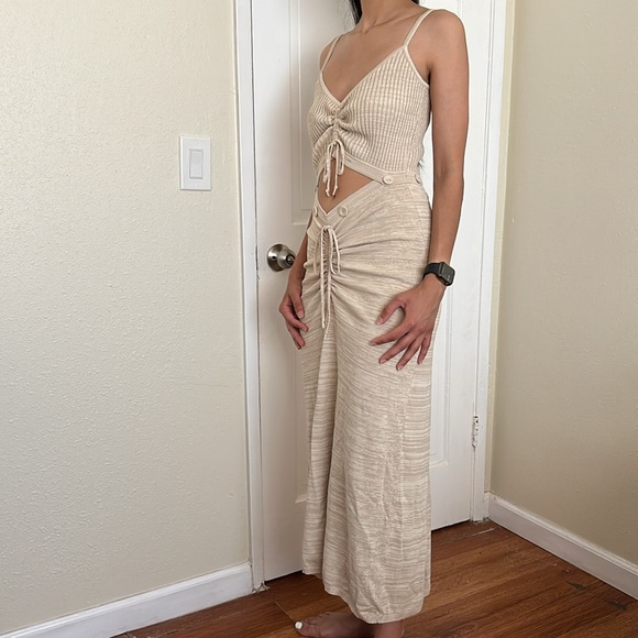 CHRISTOPHER ESBER RUCHED DISCONNECT CAMI KNIT DRESS - Picture 4 of 16